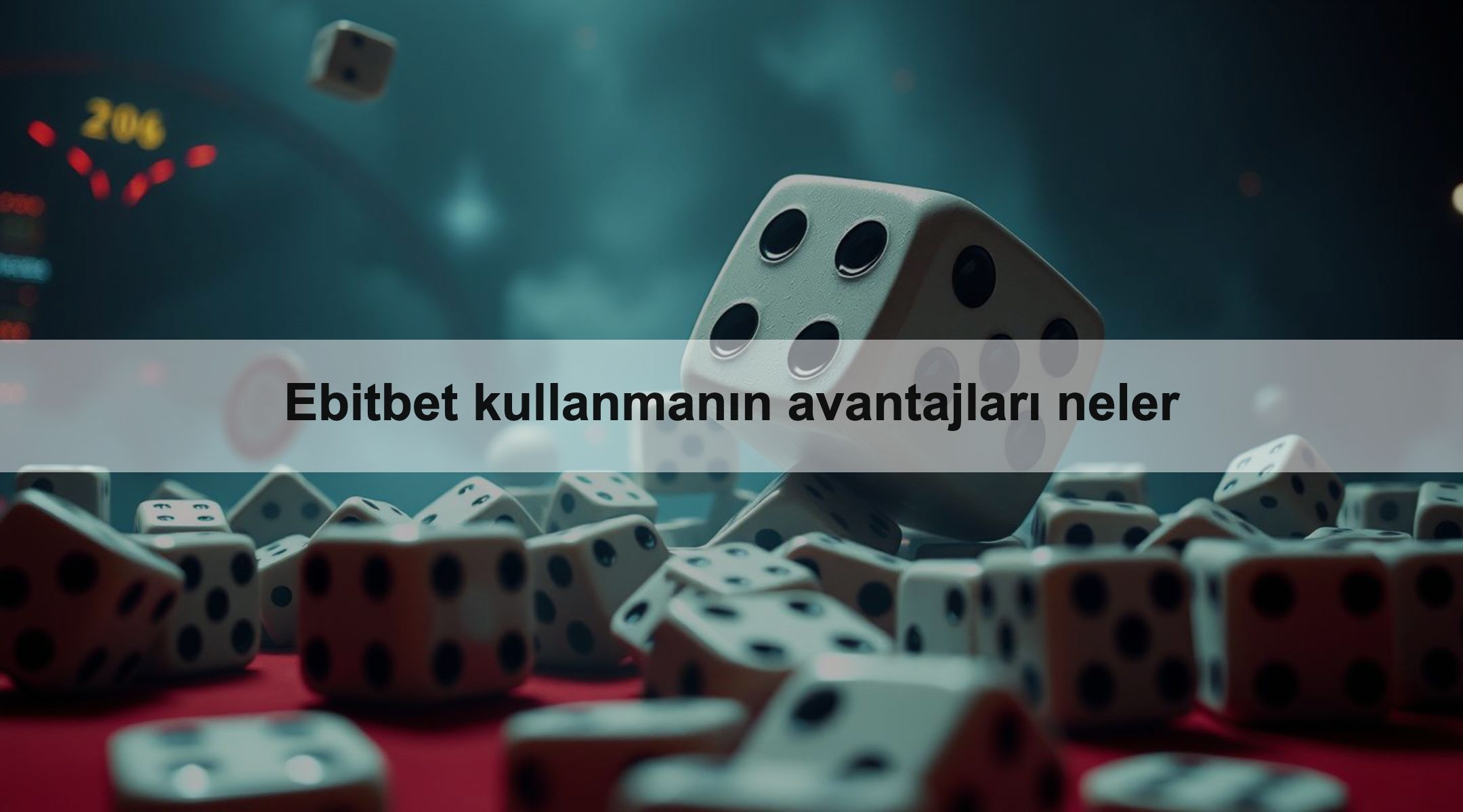 Ebitbet kullanmanın avantajları neler 1 Ebitbet kullanmanın avantajları neler